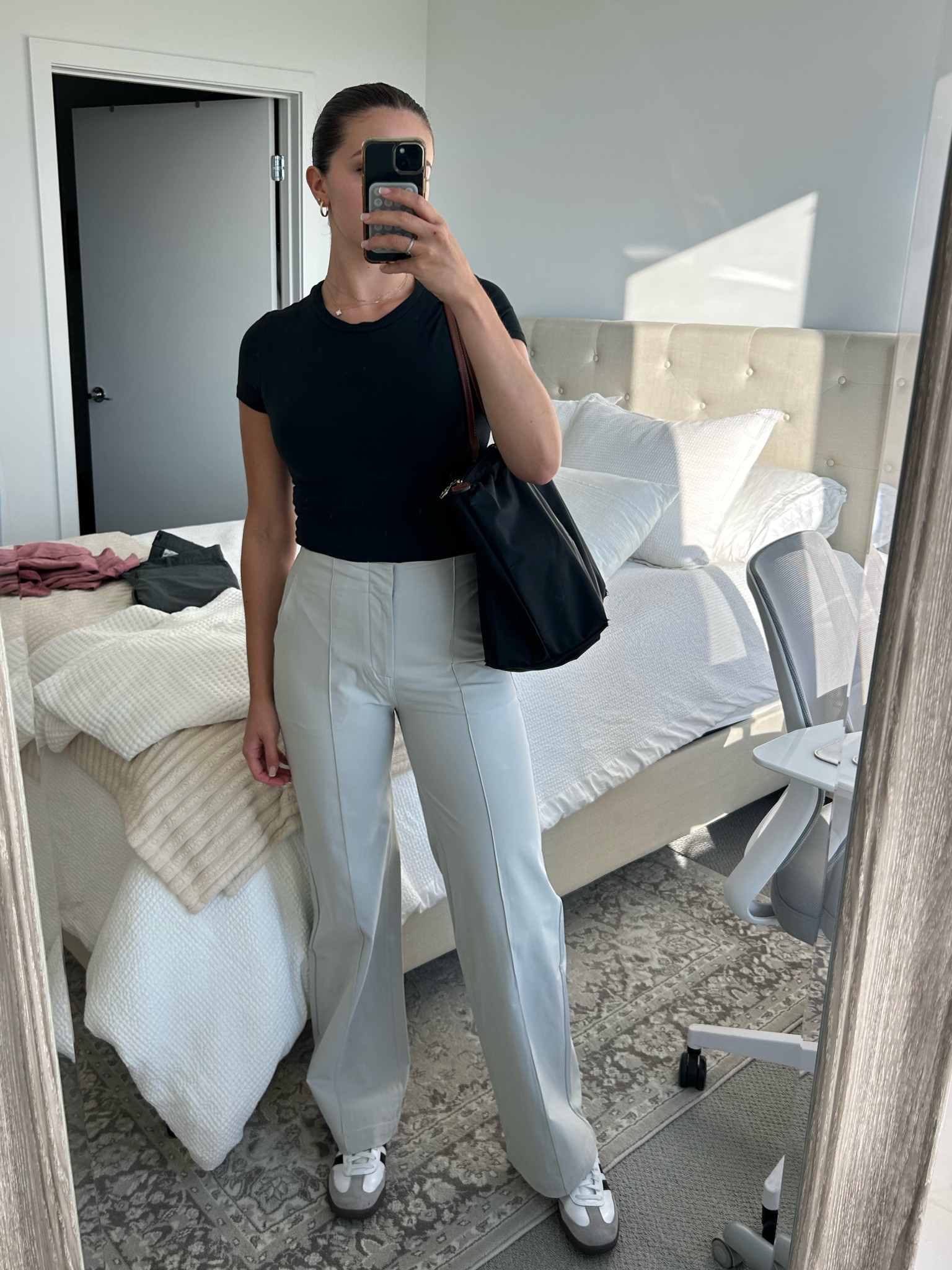 Beyond obsessed with these pants from Vuori! They feel like the women’s version of lululemon tech pant for men! So comfy yet professional enough  for the office. 

#LTKworkwear #LTKstyletip