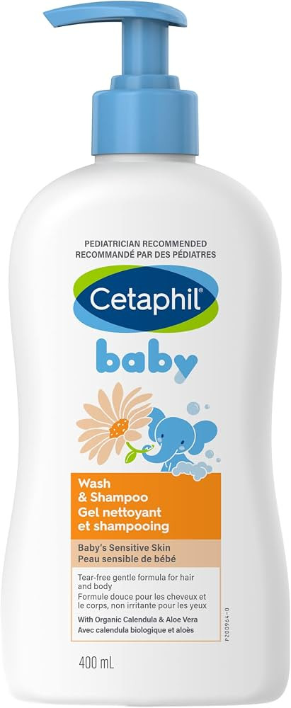 Cetaphil Baby Wash & Shampoo With Organic Calendula - Tear Free - Paraben, Colourant and Mineral ... | Amazon (CA)