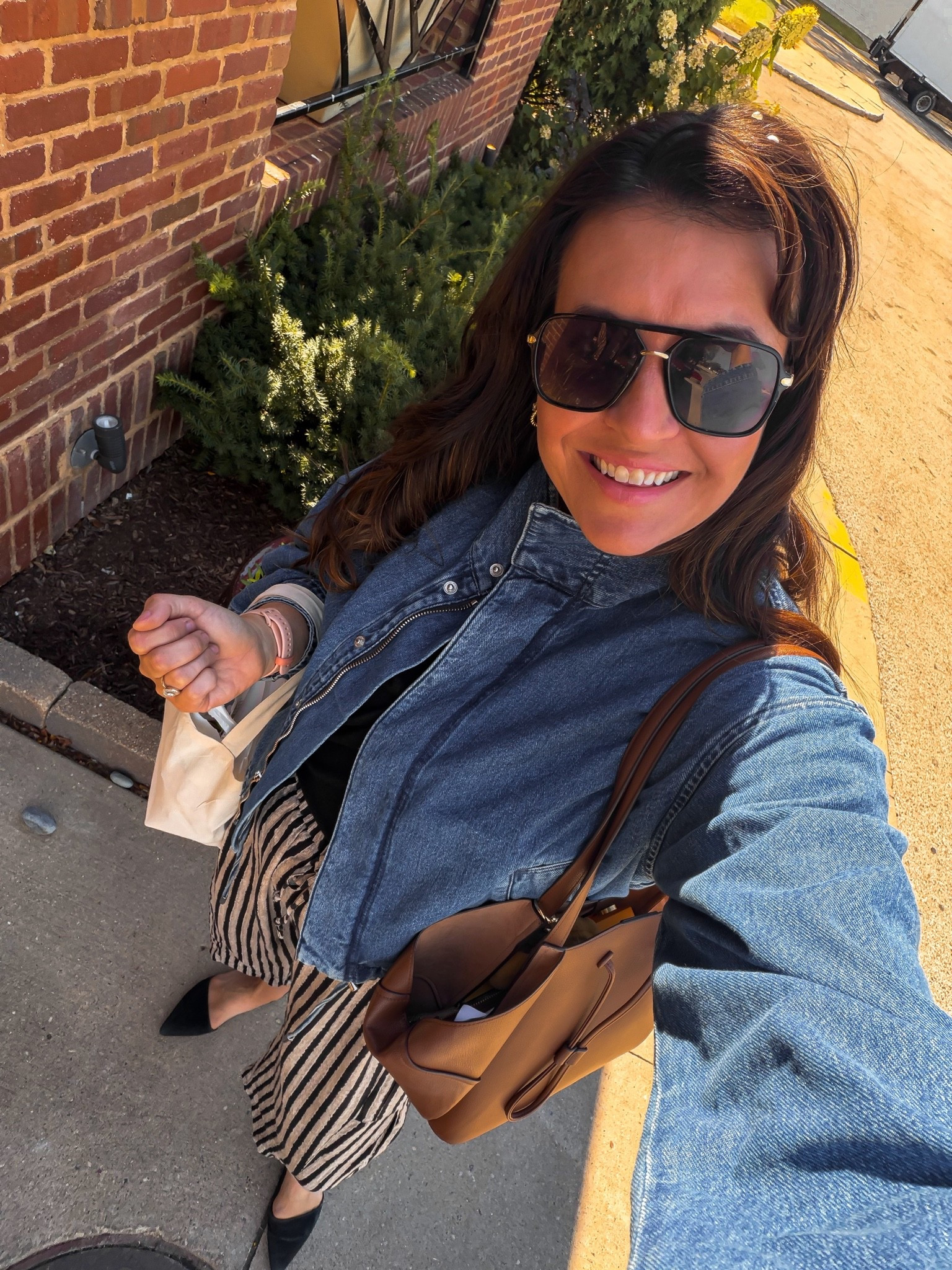This denim bomber has won over all my other jackets and goes with almost everything! Perfect for transitional weather! Almost completely sold out, so I linked some similar alternatives

#LTKmomlife #LTKMidsize #LTKOver40