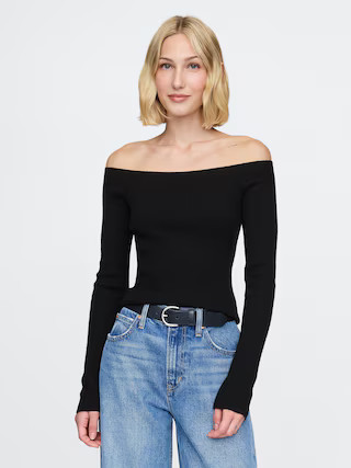 Off-Shoulder Sweater Top | Gap (US)
