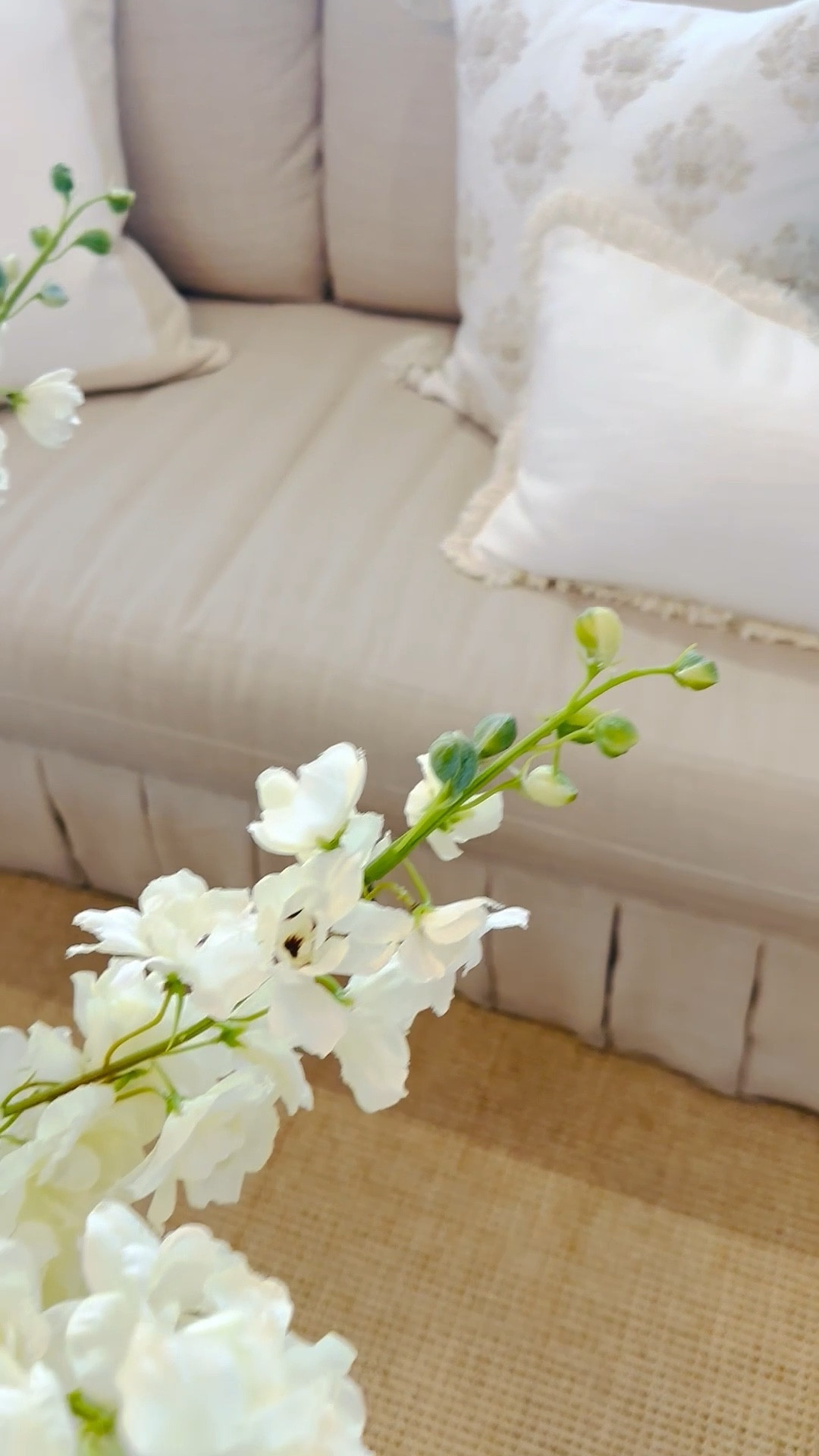 Skirted sofas are having a serious moment—and we’re here for it. Love how the tailored lines meet relaxed comfort, especially when styled with Serena & Lily’s signature coastal chic touches. Effortlessly elegant, endlessly livable.
#CoastalChic  Now up to 40% off sale event at Serena&Lily. SkirtedSofa #SerenaAndLilyStyle #RelaxedLuxury


#LTKHome #LTKSeasonal #LTKSaleAlert