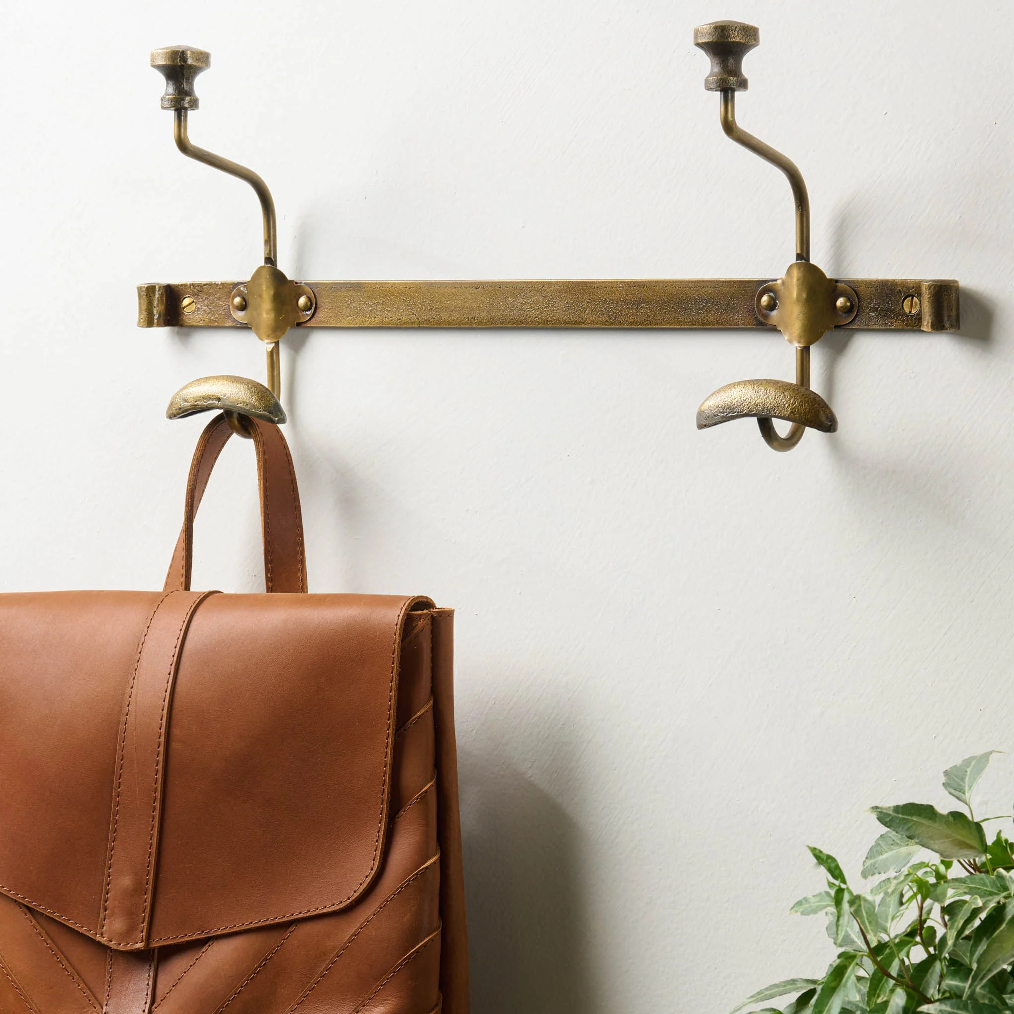 Duke Antique Brass Metal Wall Hooks | Magnolia