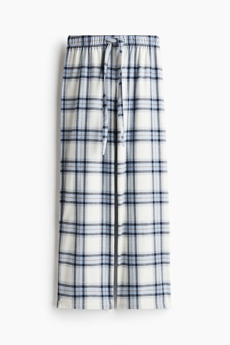H & M - Flannel Pajama Pants - Blue | H&M (US + CA)