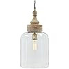 Ashley Furniture Signature Design - Faiz Glass Pendant Light - Bell-Shaped - Clear Glass Shade | Amazon (US)