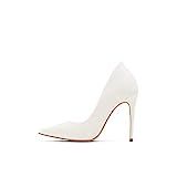 ALDO Women's Cassedy Dress Heel Shoes Stiletto Pump, White, 10 | Amazon (US)