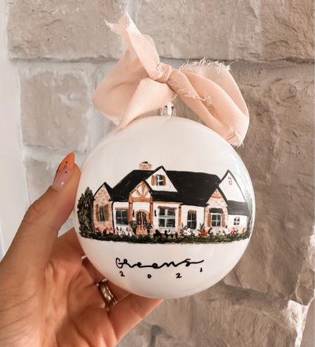 Personalized hand painted ornament 

#LTKHoliday #LTKSeasonal #LTKGiftGuide
