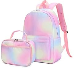 CAMTOP Backpack for Girls Kids School Backpack with Lunch Box Preschool Kindergarten BookBag Set (Ti | Amazon (US)