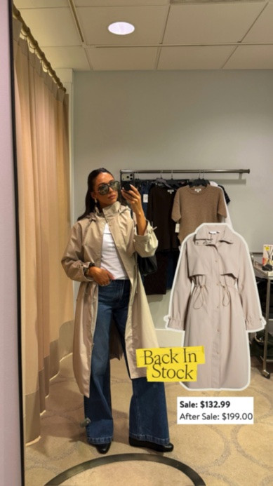 30% OFF trench coat 🍁🍂 Wearing size S white tee, size S trench coat (comes with a removable vest), jeans fit tts 

fall fashion, nsale, nordstrom sale, nordstrom anniversary sale, nordstrom sale outfit, sale outfit, fall shoes, mom outfit, postpartum outfit, casual outfit, casual chic outfit, pistola jeans, designer jeans

#LTKSaleAlert #LTKSeasonal