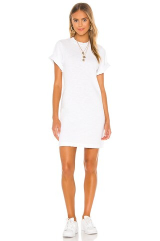 COTTON CITIZEN x REVOLVE Tokyo Short Sleeve Mini Dress in White from Revolve.com | Revolve Clothing (Global)