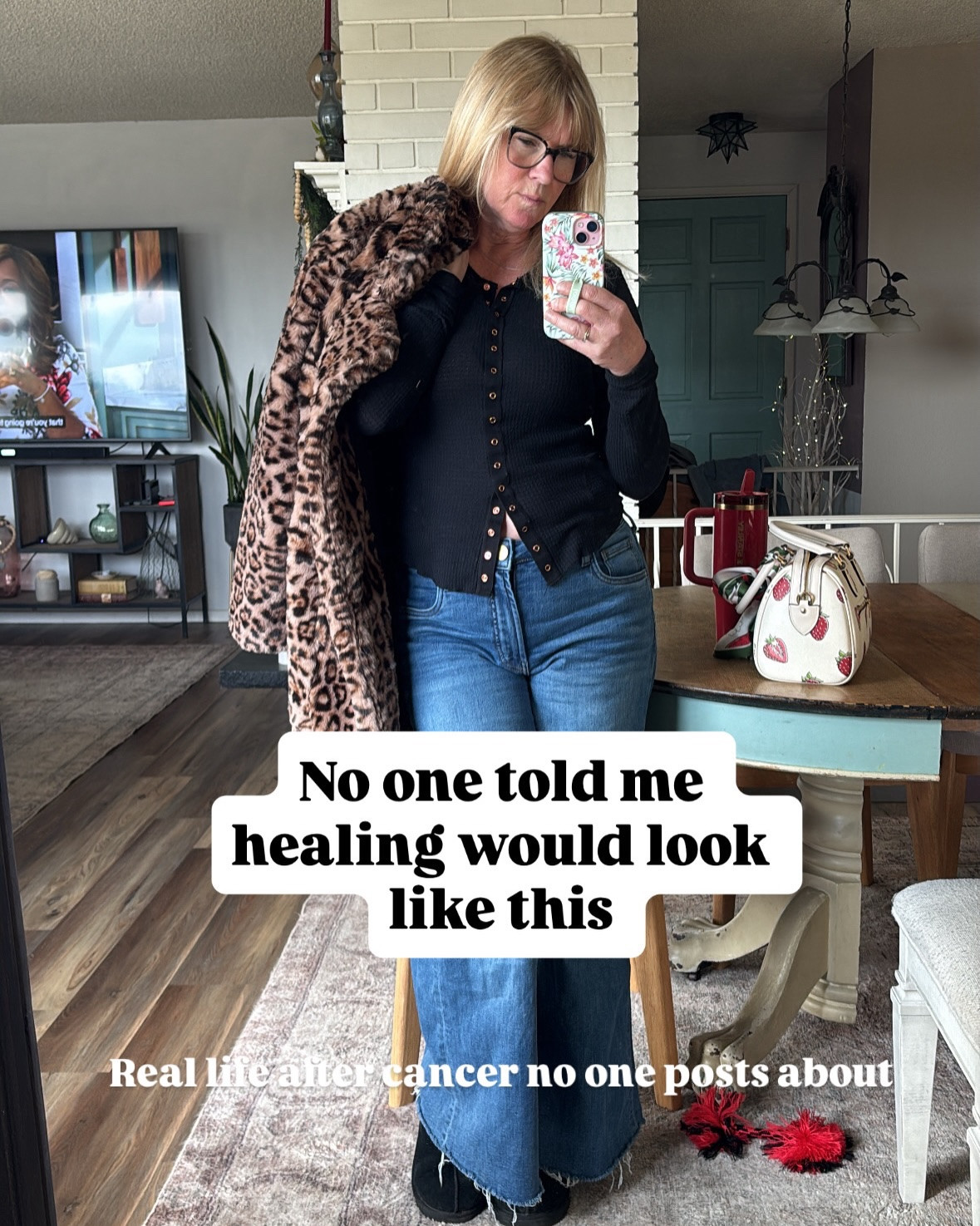 Life after cancer isn’t just “back to normal.”

No one really talks about the fear, the anxiety, or how healing continues long after treatment ends.

Some days you feel grateful.
Some days you feel exhausted, emotional, or overwhelmed. Both can exist at the same time.

The scars, the fatigue, the emotions that hit out of nowhere — all of it is part of healing.

And healing doesn’t always look inspiring or polished.

But hear this: you are not behind.
You’re healing. You’re reinventing yourself.

You’re allowed to feel amazing, confident, sexy, strong, joyful — and to truly thrive after cancer.

Radical self-love is part of the healing too.

Cancer is not the end of your story.
It’s the beginning of a new chapter — one written with resilience, strength, growth, and the greatest comeback yet.

If you’re in this season right now, you’re not alone.

Save this for the hard days.
Share it with someone who needs the reminder.🫶

#CancerSurvivor #LifeAfterCancer #CancerRecovery #HealingJourney #cancerawareness

#LTKdayinmylife #LTKootd #LTKfitnessgoals