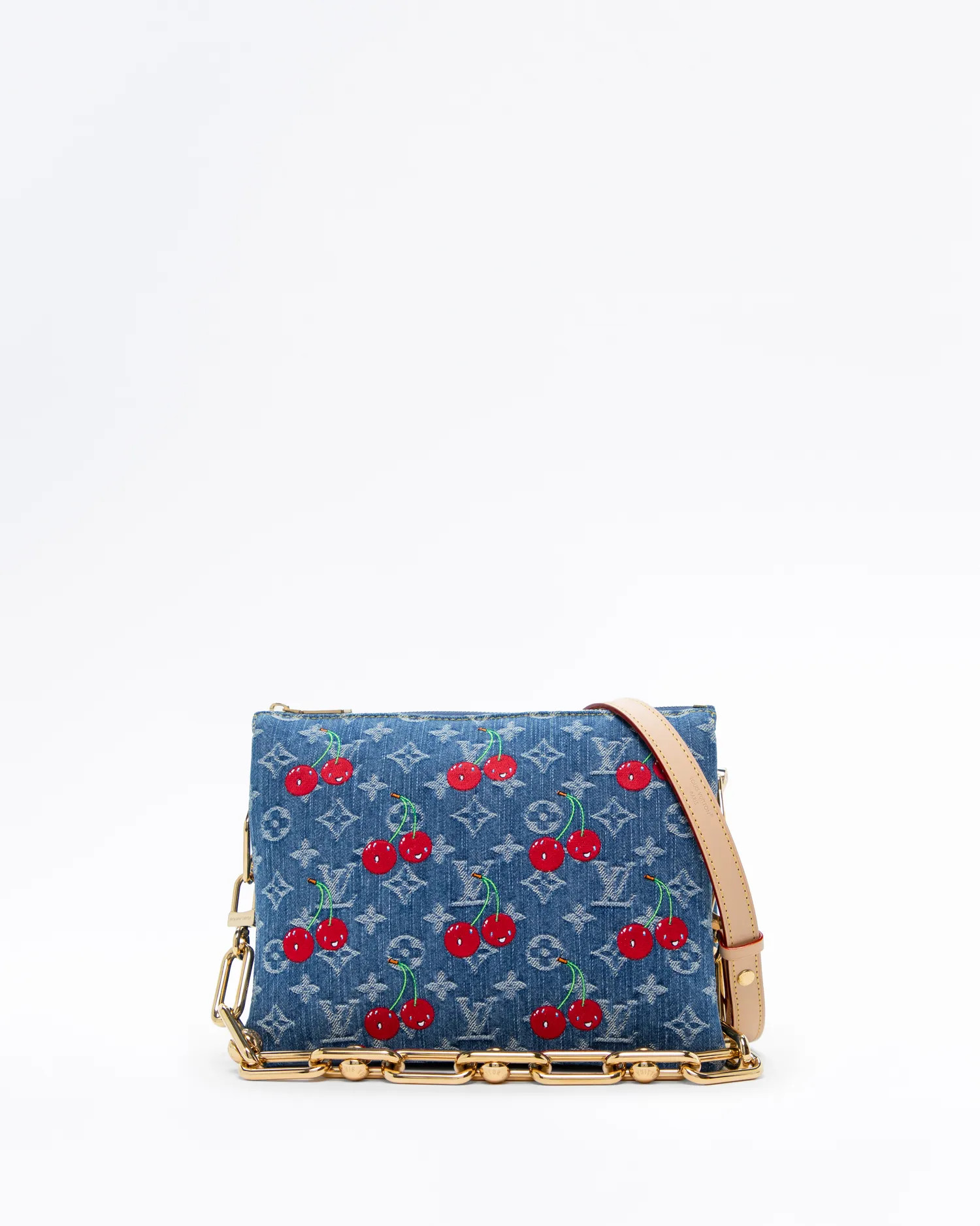 X Takashi Murakami Denim Coussin PM | Vivrelle