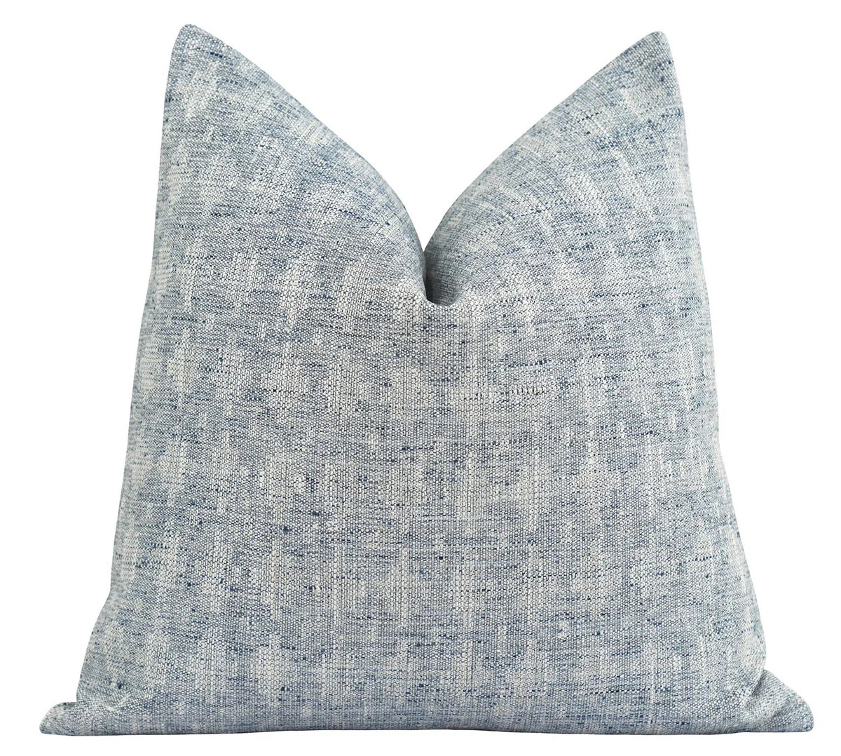 Carlton Chambray Ikat Jacquard Pillow | Land of Pillows