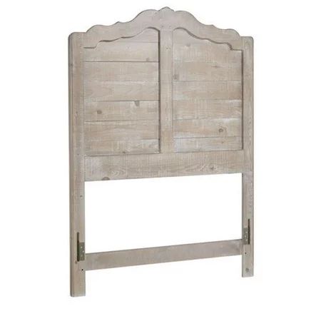 Progressive Furniture Traditional Slat Framed Pine Wood Headboard Twin Brown/Off-White | Walmart (US)