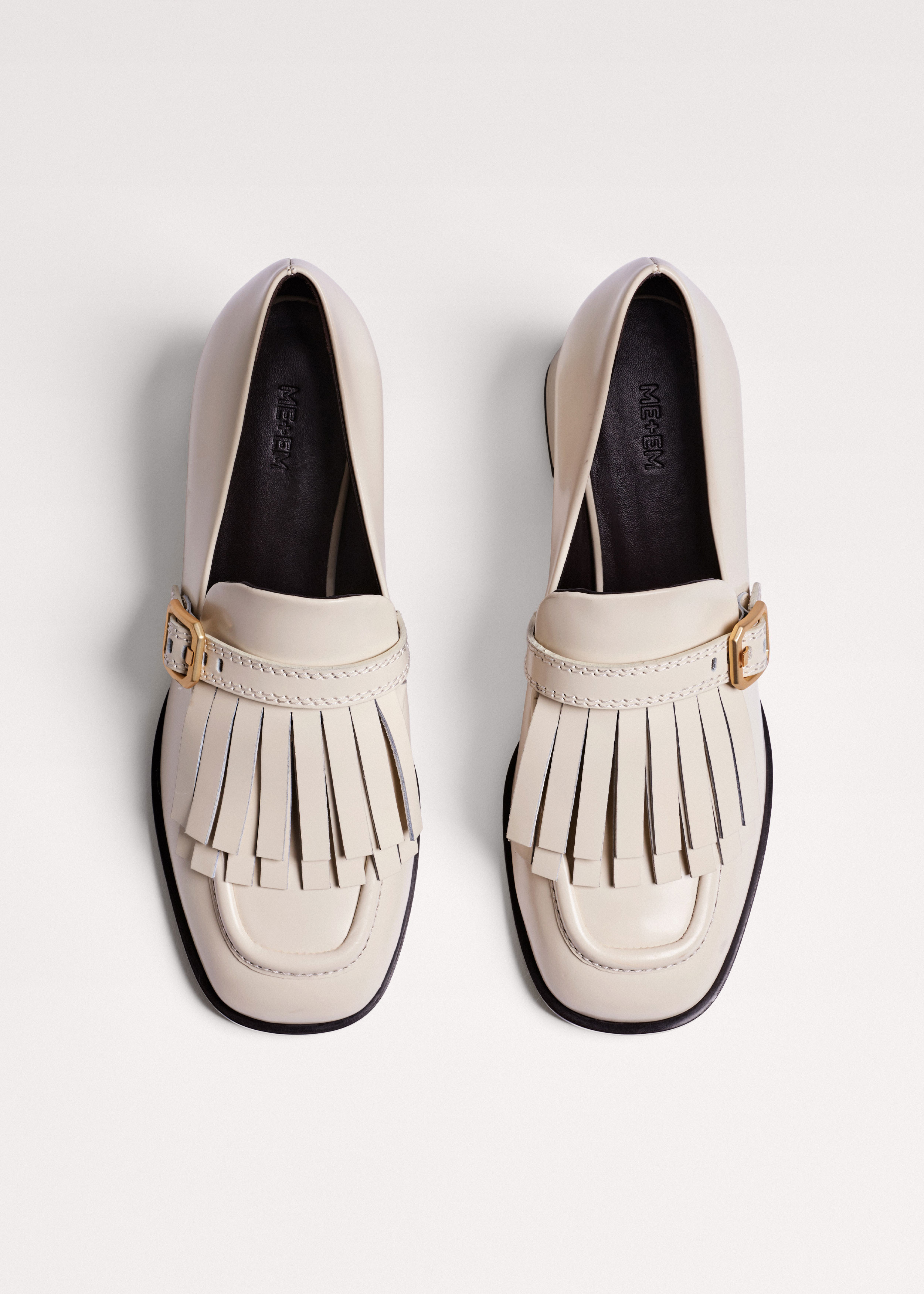 Block Heel Loafer Italian Leather | ME+EM US