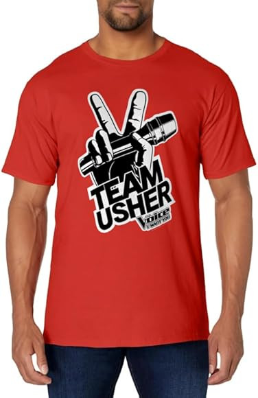 The Voice Usher Logo T-Shirt | Amazon (US)
