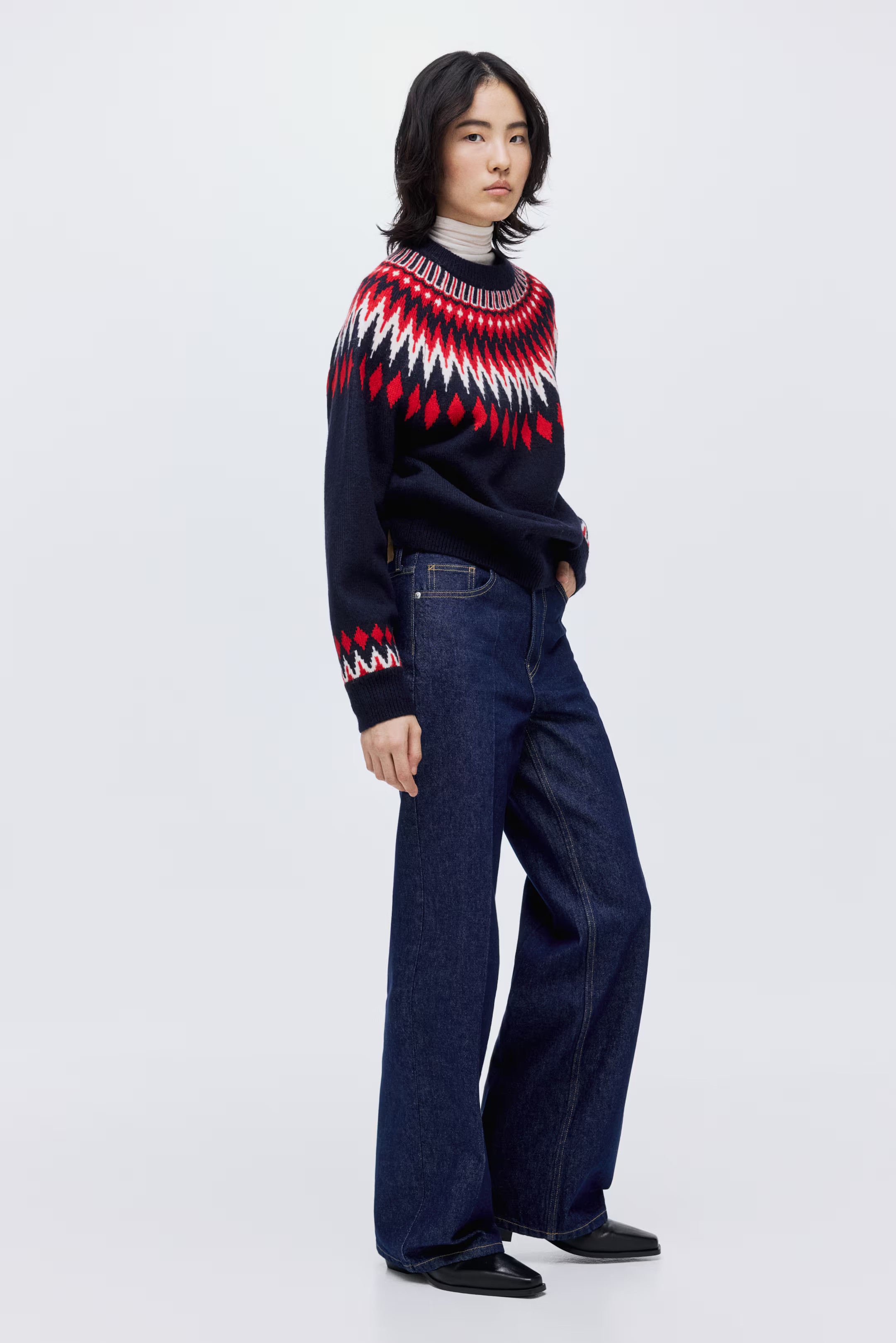 Jacquard-Knit Sweater | H&M (US + CA)