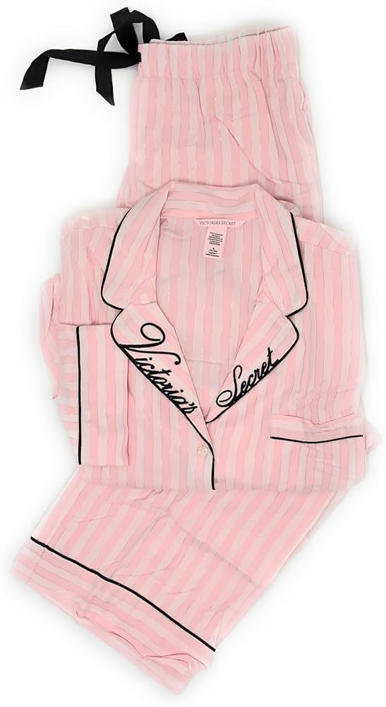 Victoria's Secret Flannel Long Pajama Set | Amazon (US)