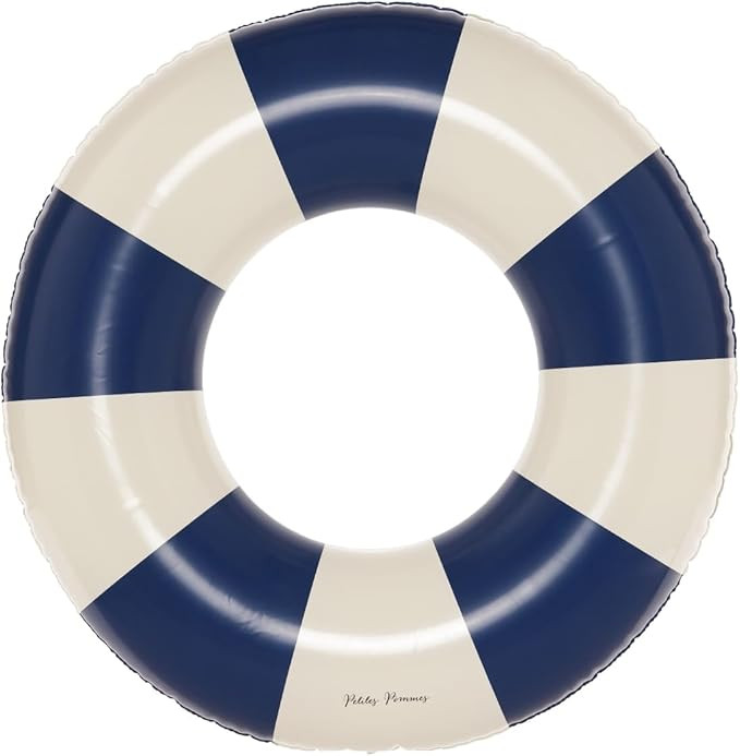 Petites-Pommes Pool Floats for Kids & Toddlers - Durable Inner Tube, Handprinted Classic Striped ... | Amazon (US)