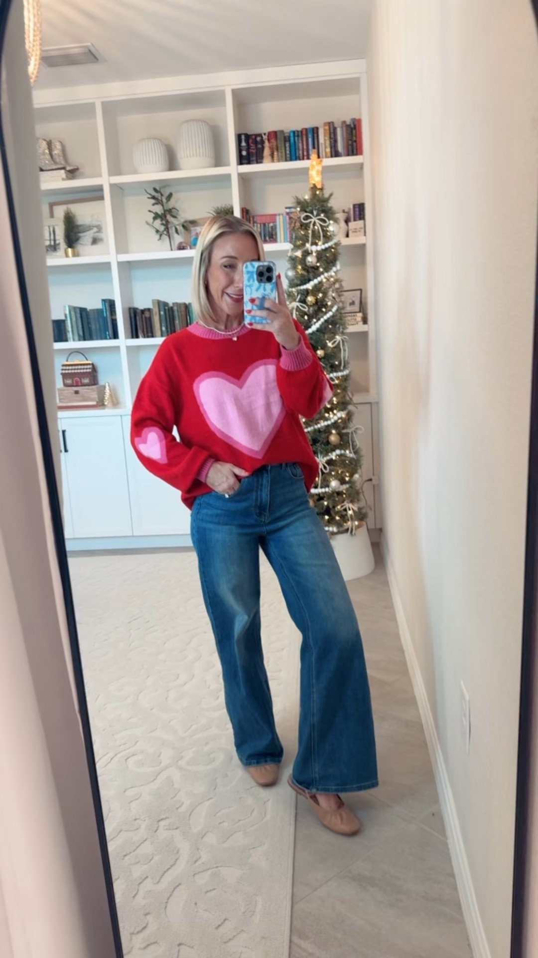 Walmart - more new arrivals * Dark High Rise Straight Jean - Size 2. 

Red Heart Sweater - size Small. $22.98.

 

#LTKOver40 #LTKSeasonal #LTKFindsUnder50