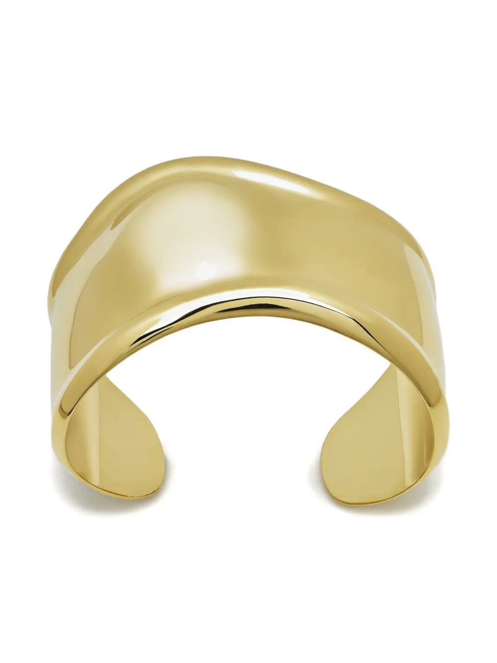 x Elsa Peretti 18K yellow gold small Bone Cuff bracelet | Farfetch Global