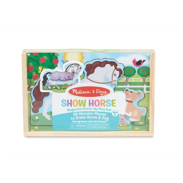 Melissa & Doug Magnetic Dress-Up Play Set - Show Horse | Target