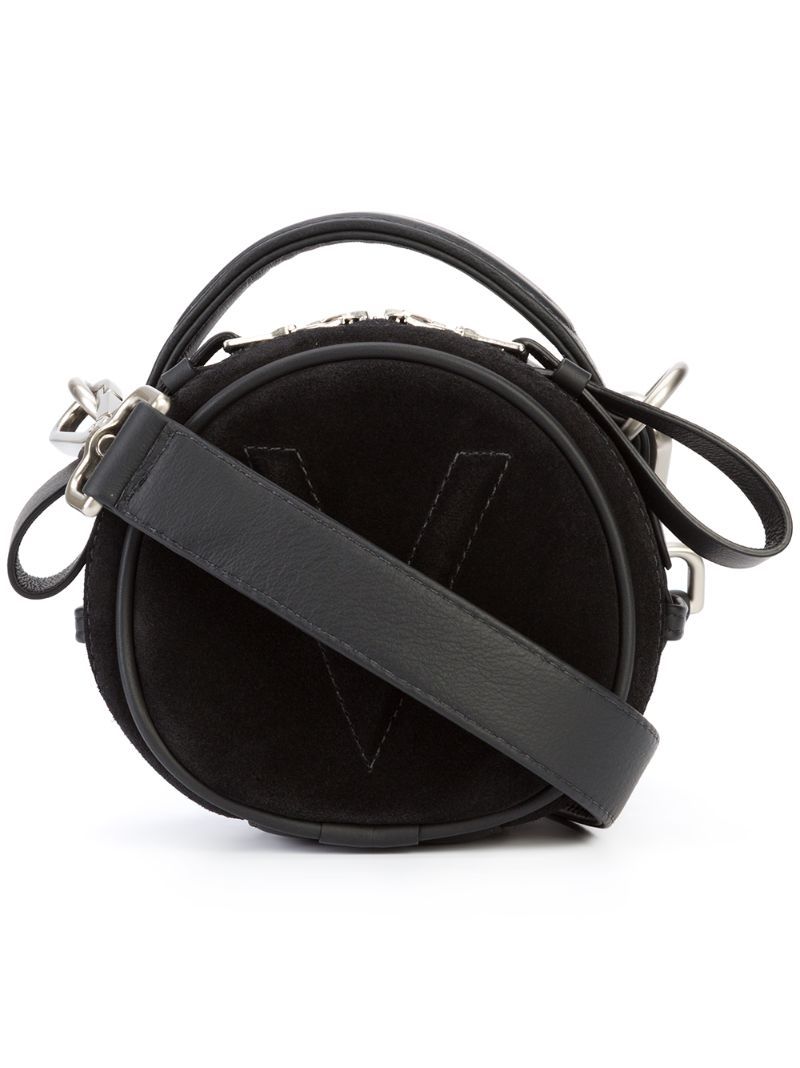 Valas - Micro Jean bag - women - Leather/Suede - One Size, Black, Leather/Suede | FarFetch US