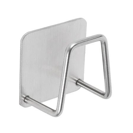 Miuline Kitchen 304 Stainless Steel Sponges Holder Self Adhesive Sink Sponges Drain Drying Rack | Walmart (US)