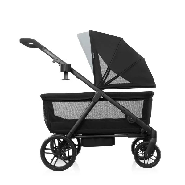 Evenflo Omni Crew 3-in-1 Stroller Wagon, Licorice Black | Walmart (US)