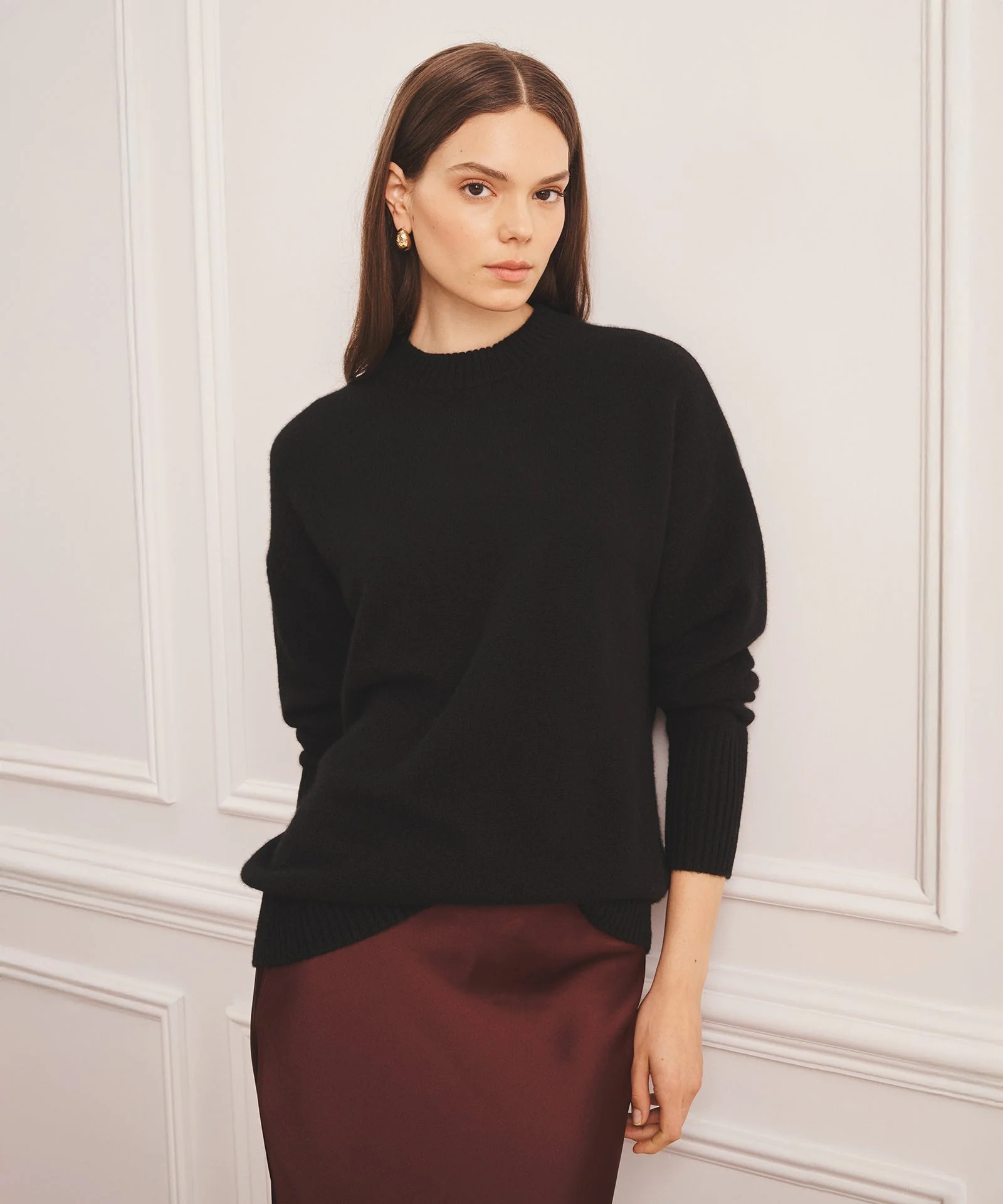 Luxe Cashmere Oversized Crewneck Sweater | NAADAM