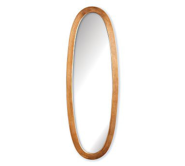 Adelynn Antique Brass Oval Wall Mirror | Pottery Barn (US)