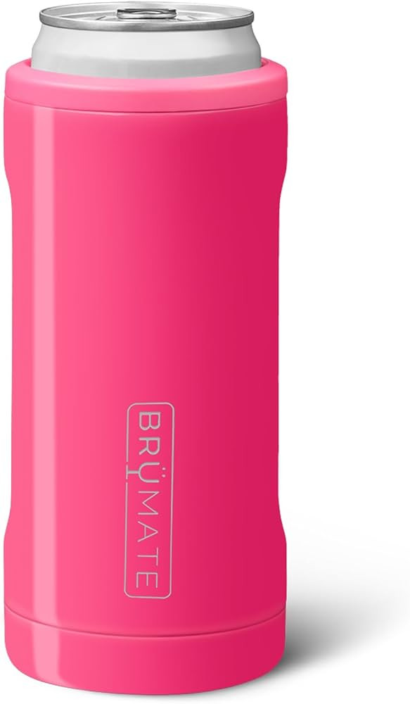 BrüMate Hopsulator Slim Can Cooler Insulated for 12oz Slim Cans | Skinny Can Insulated Stainless... | Amazon (US)