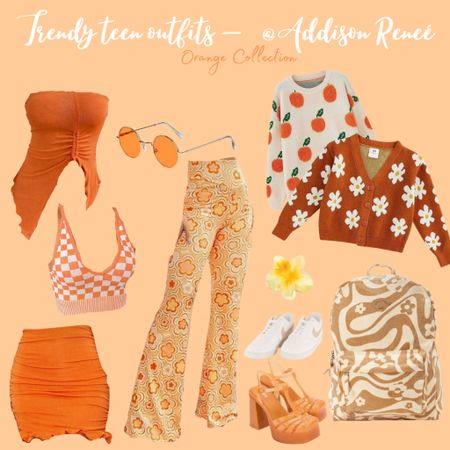 Trendy teen and young adult fashion finds. Orange collection!🧡

FOLLOW and stay tuned for more! I’ll be doing a collection for every color!Check out my PINK collection in my shop 🫶




Retro daisy sweater, retro daisy, retro, orange shirt, orange skirt, orange fashion, retro backpack, back to school back pack, orange print, checkered shirt, checkered print, floral bell bottoms, floral pants, cute skirt, teen outfit, trendy teen outfits, trendy glasses, sunglasses, cute retro outfit, cute teen outfit, young adult clothes, orange heels, autumn vibe, summer vibe, boho, bobo vibe, retro vibe

#LTKkids #LTKtravel #LTKU