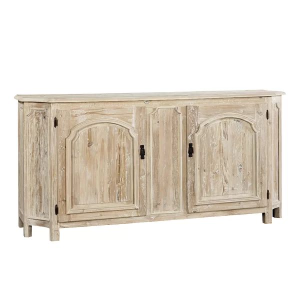 Kingsley 74'' Wide Pine Solid Wood Sideboard | Wayfair North America