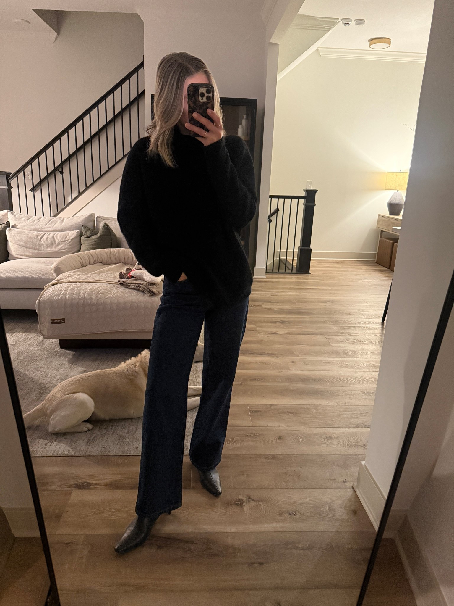 Wearing 25 jeans (code: DJXLAW20), medium turtleneck cashmere sweater (sized up for oversized fit), boots tts 

#LTKFindsUnder50 #LTKFindsUnder100 #LTKOver40