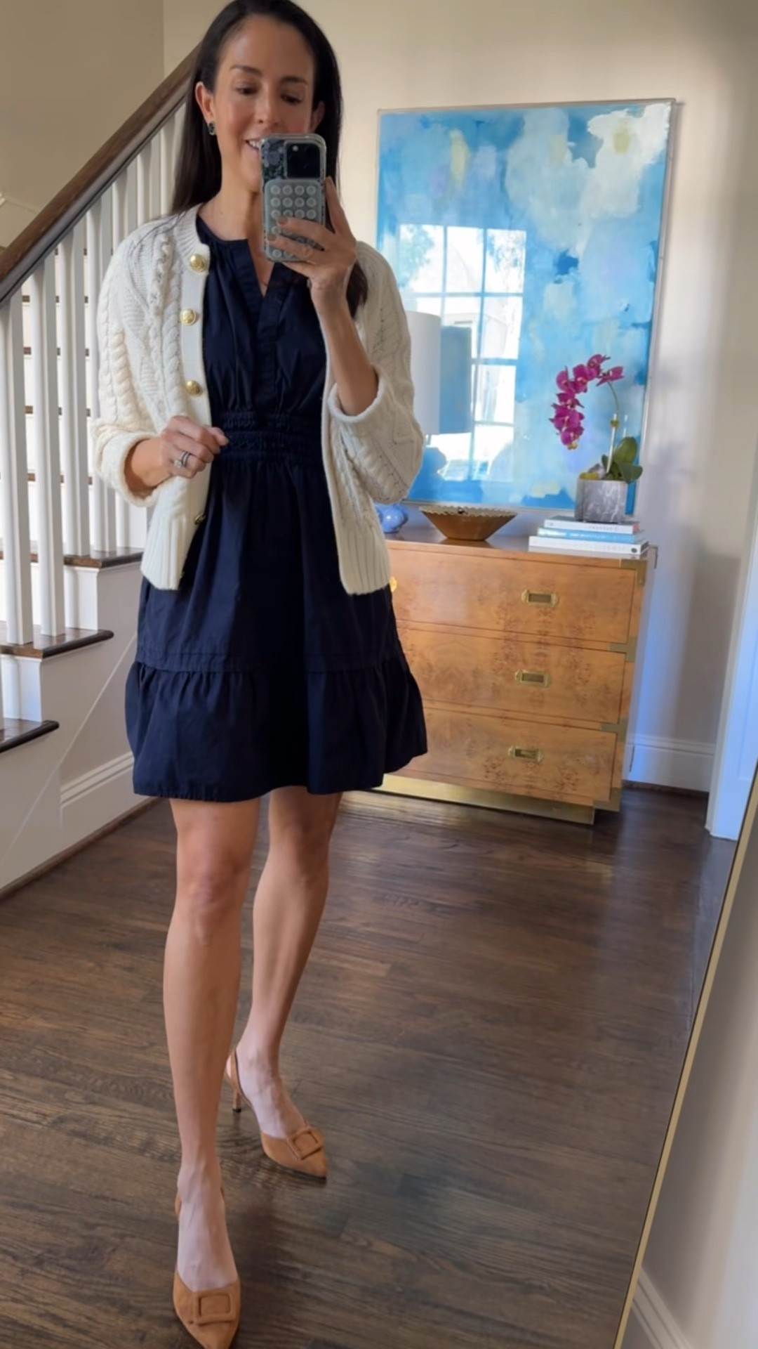 Another versatile dress I love. Available in several colors and a long version. And these Manolo Blahnik-inspired heels are a killer find for under $50.

#LTKWorkwear #LTKFindsUnder50 #LTKShoeCrush