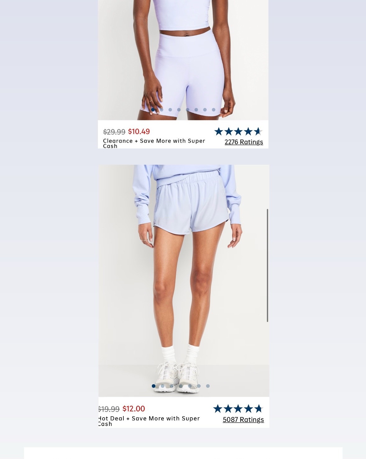 Everything I got in the old navy super cash sale — daily edit cover from Found by Em
