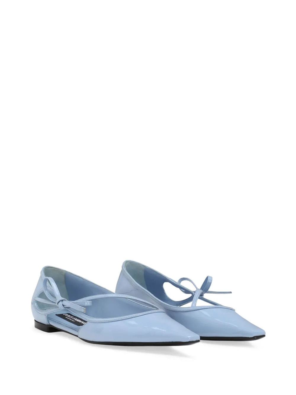 Dolce & Gabbana Ballerines Texturées | Bleu | FARFETCH FR | Farfetch Global