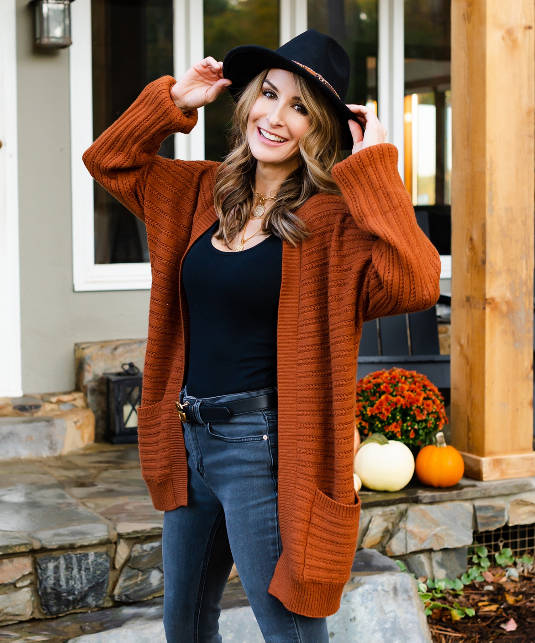 Rust has tuned into my favorite color for this season.  I am loving this cozy cardigan from Amazon.  It looks great with leggings or jeans.

#LTKSeasonal #LTKsalealert #LTKstyletip