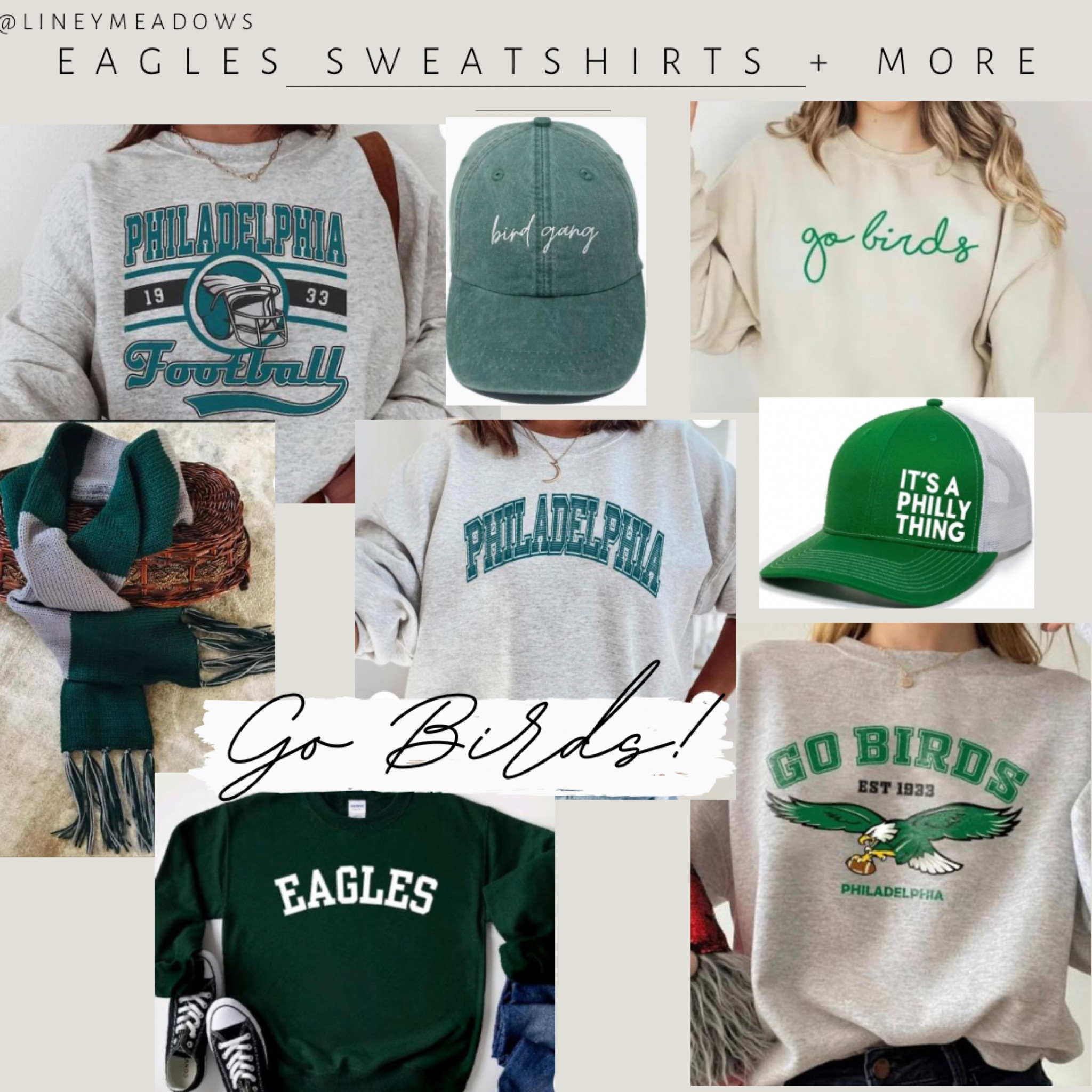 PUBLISH Go Birds Vintage Eagles Sweatshirt, Philly Football