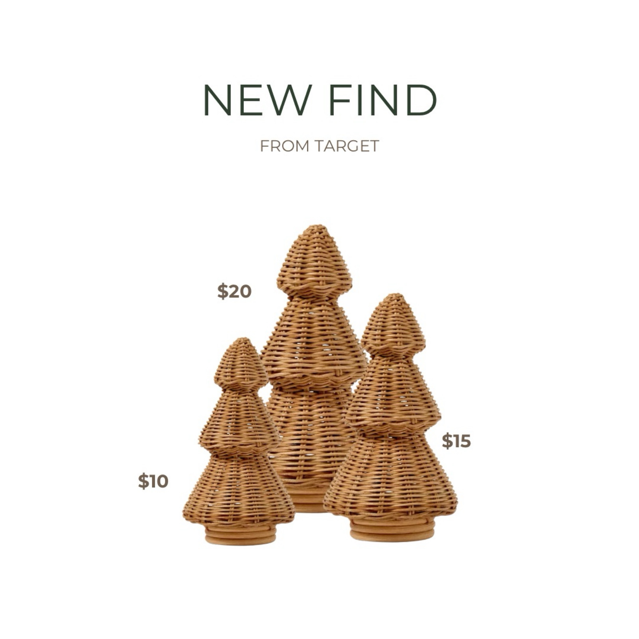 These cute rattan trees just came back in stock and would be adorable on a mantle! 

#LTKSeasonal #LTKHome #LTKHoliday