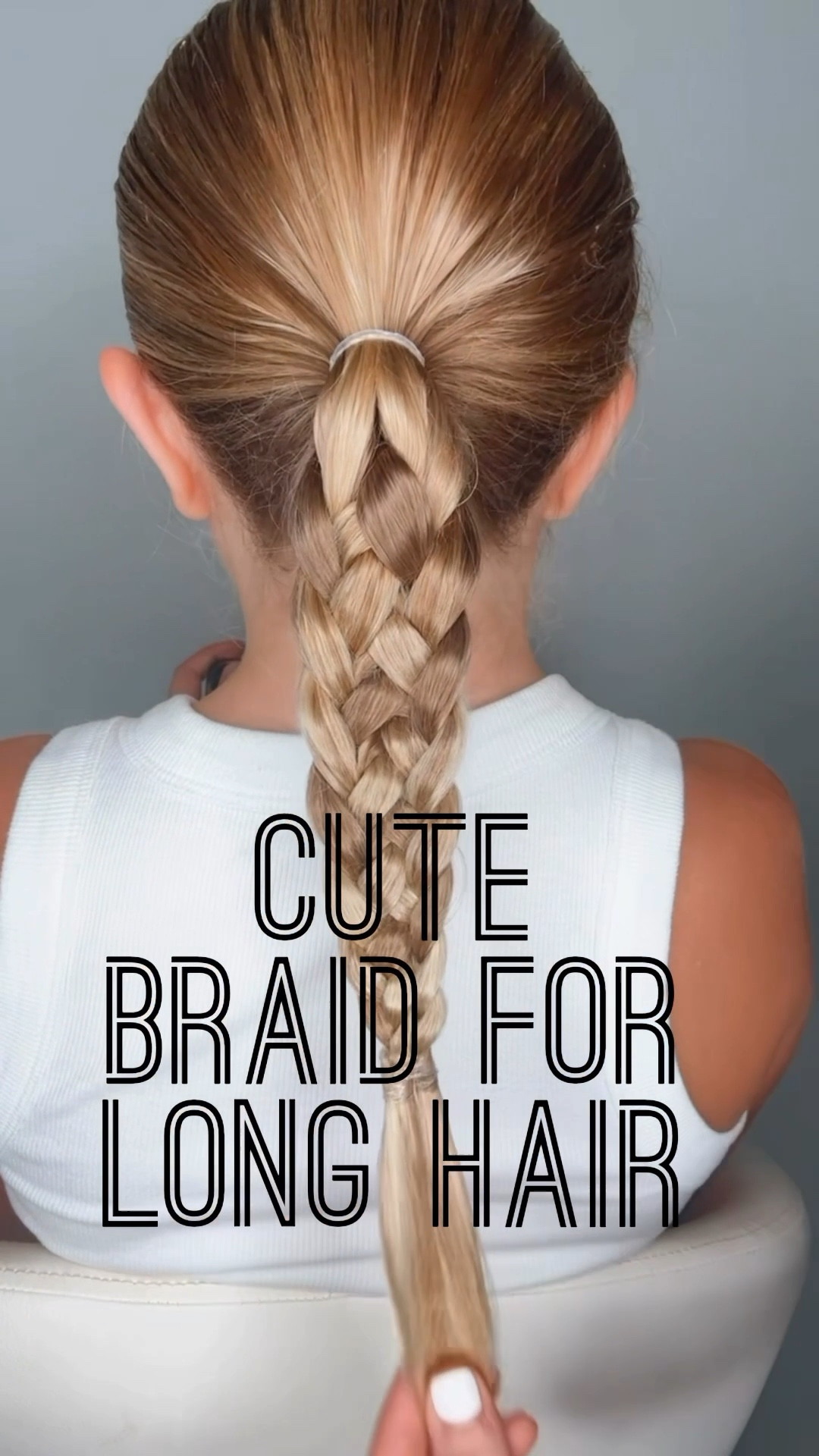 CUTE BRAID FOR LONG HAIR ❤️ How cute is this braid? This is a great one to try on long hair. It comes out looking so cool! Sharing my favorite hair products with you, too! 

#LTKBeauty