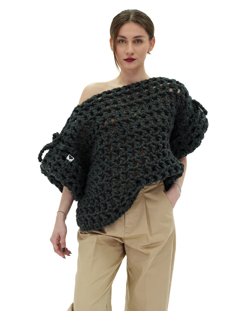 Bow Sleeve Sweater | Mumshandmade