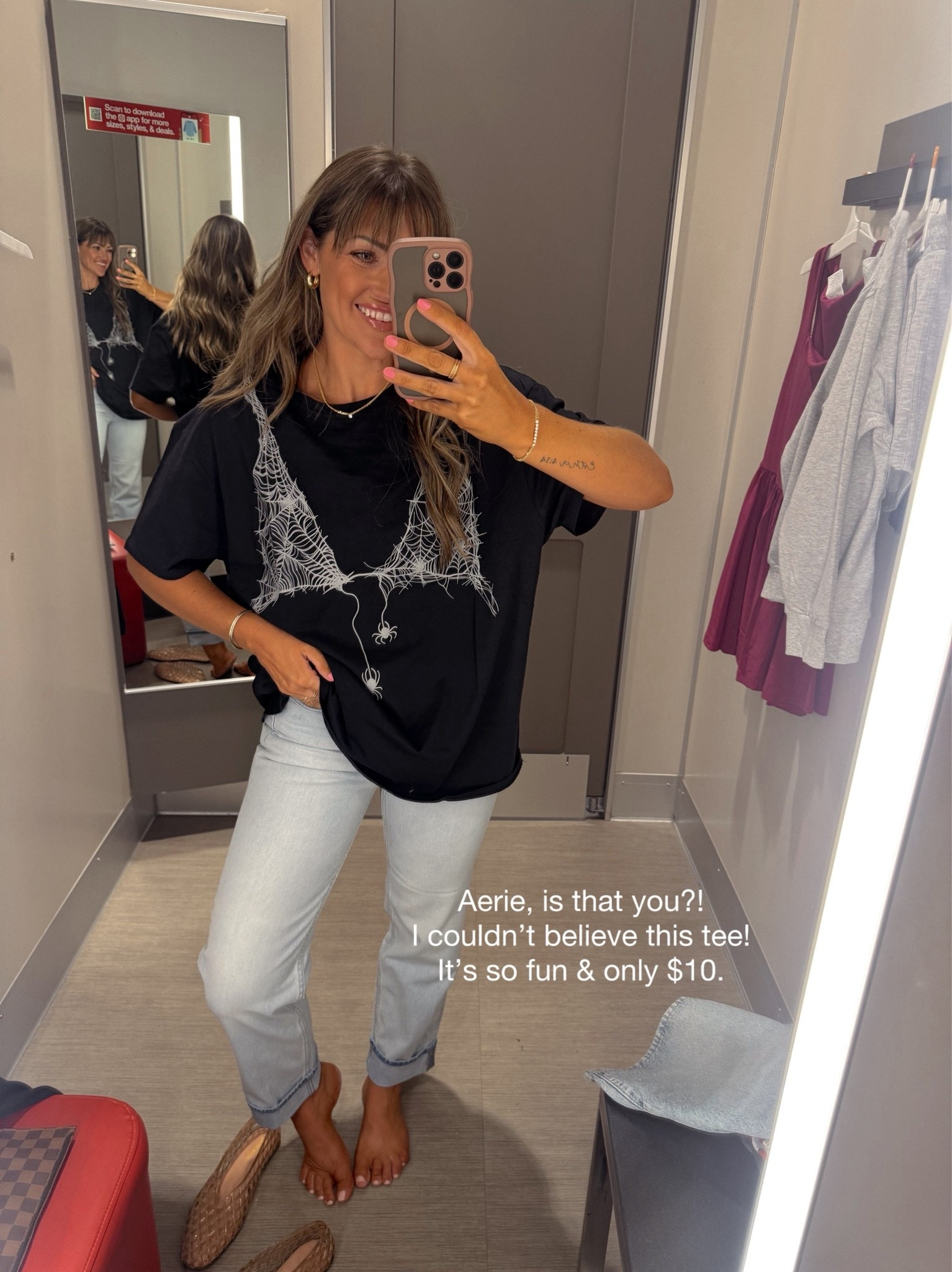 Wearing size large!
