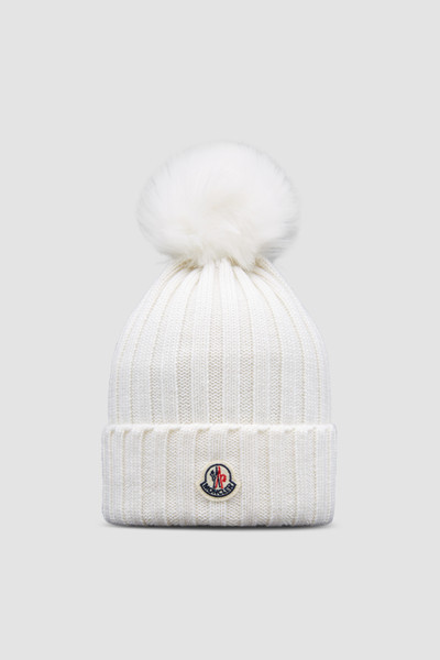 Wool Beanie with Pom Pom | Moncler