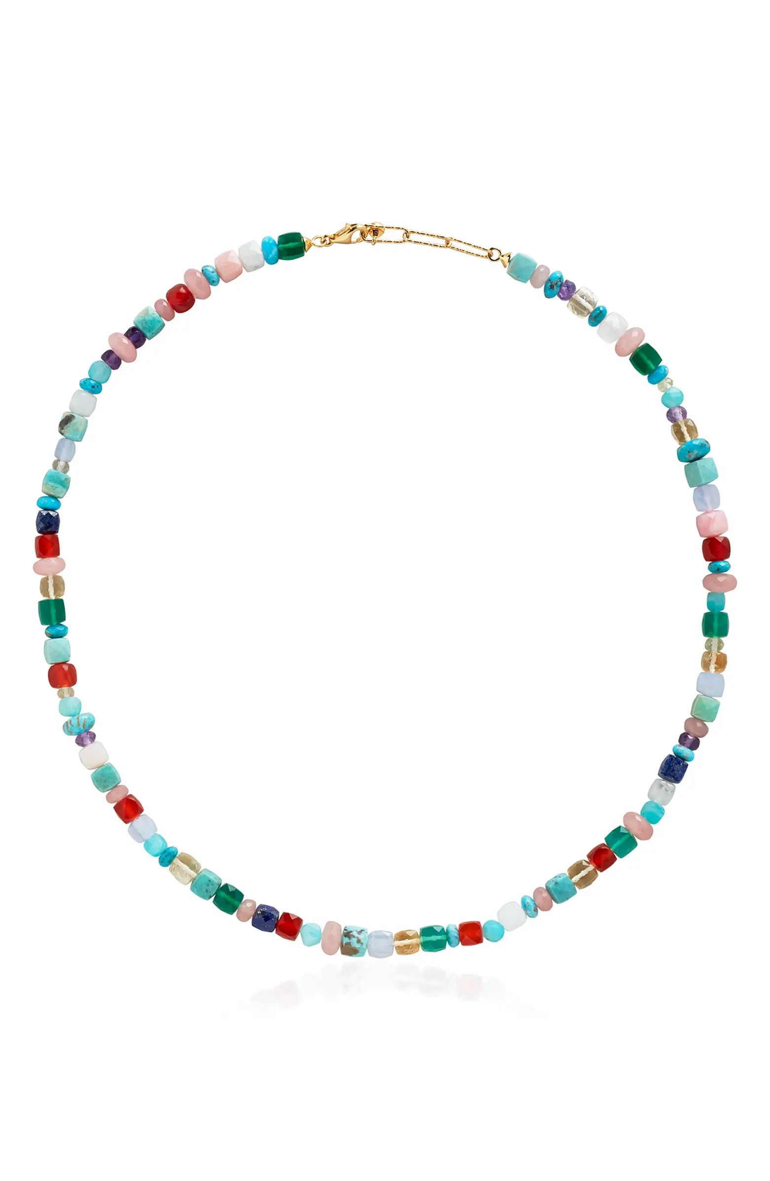 Freedom Beaded Gemstone Necklace | Nordstrom