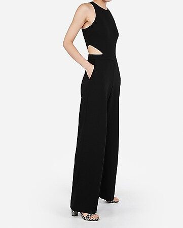 cut-out side jumpsuit | Express