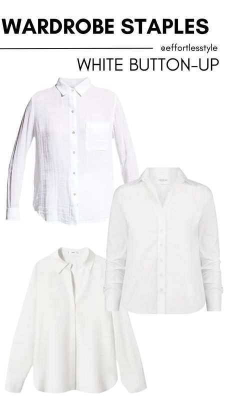 White Button-Up Shirt = Wardrobe Must Have

For more on wardrobe essentials every woman should have in their closet, head over to the blog => https://effortlesstyle.com/wardrobe-staples-every-woman-should-own/

#LTKSeasonal #LTKworkwear #LTKstyletip