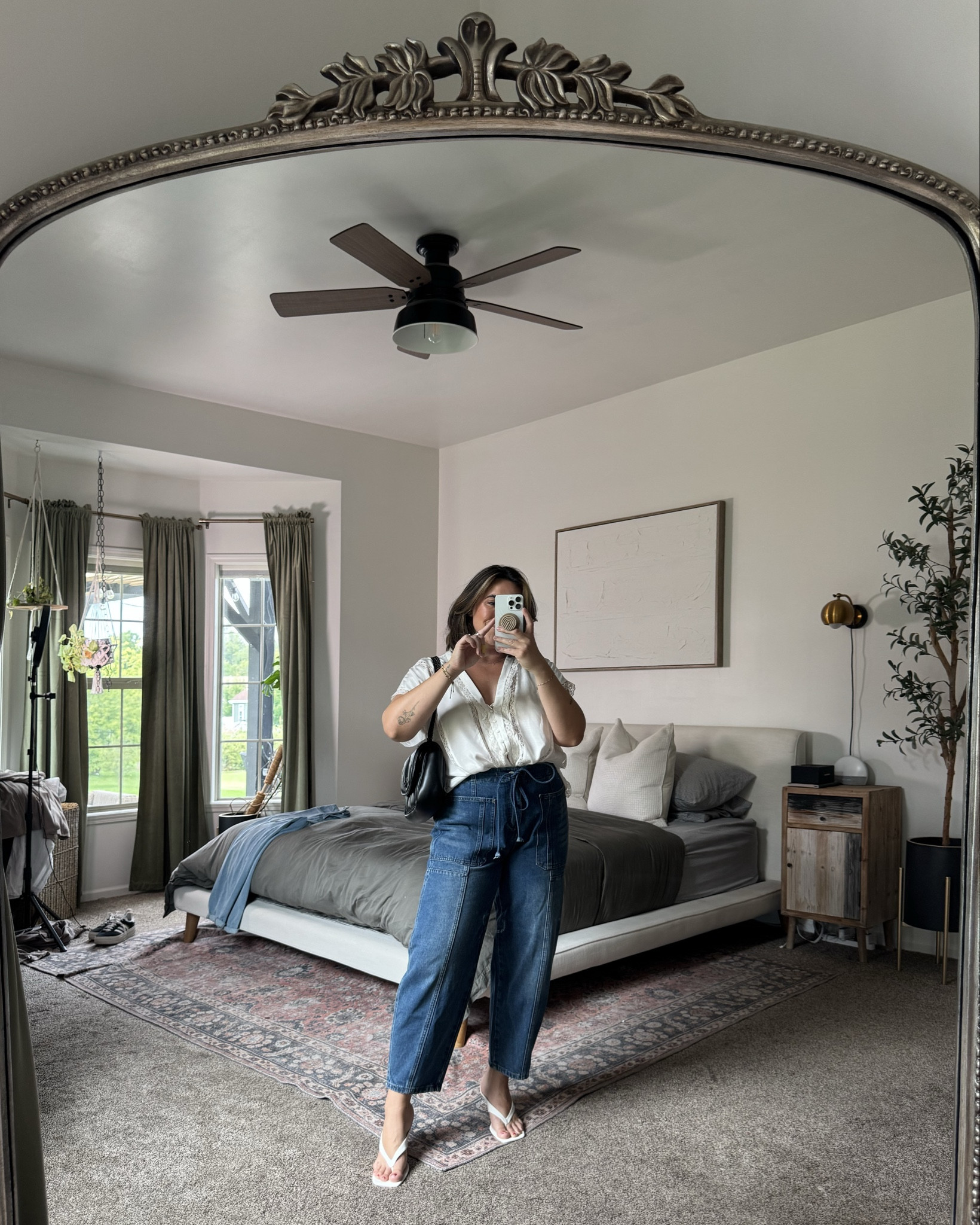 Your new favorite jeans and 9 ways to wear them! Size Large in all except a M in the first top! 

#LTKStyleTip #LTKMidsize #LTKSeasonal