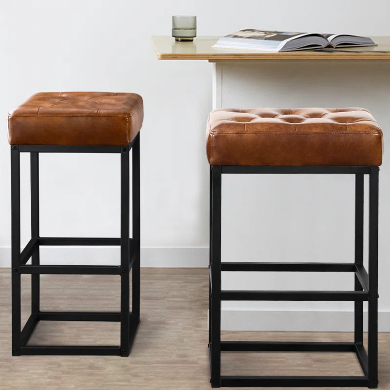 Kitchen PU Leather Stools | Wayfair North America