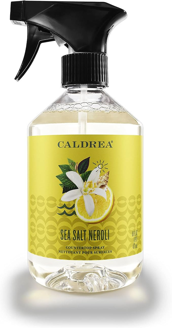 Caldrea Multi-surface Countertop Spray Cleaner, Made with Vegetable Protein Extract, Sea Salt Ner... | Amazon (US)